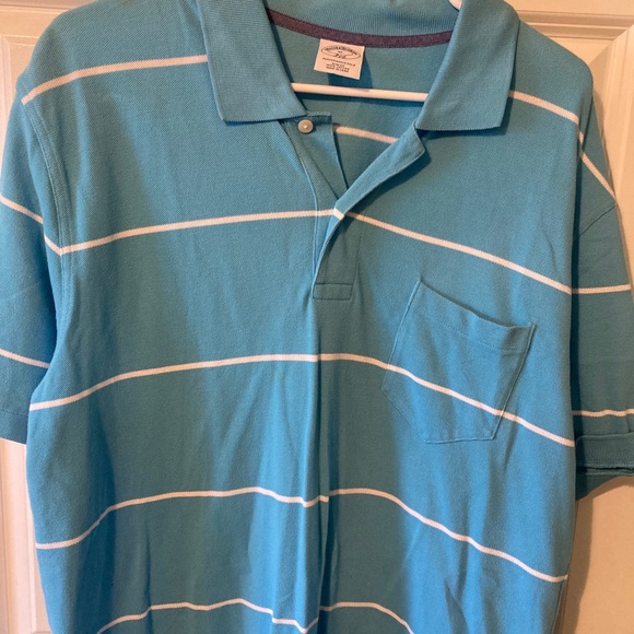 Chemise Homme Brooks Brothers En Coton Vichy Turquoise - Coupe Slim Taille Petite (S) - Occasion Très Bon État